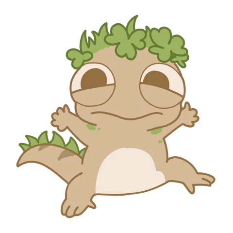 ざっそうとかげ